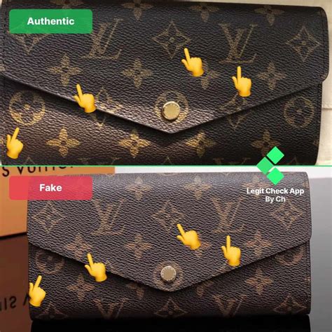 louis vuitton wallet vs fake|Louis Vuitton wallet authenticity code.